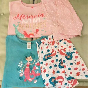 Girl's Pajama - 2 sets - Gymboree and Carters